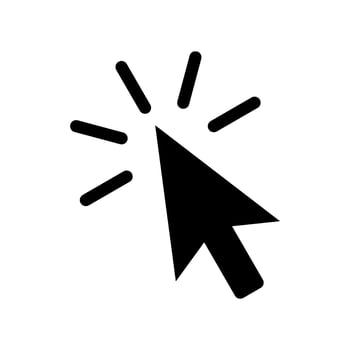 Pointer Icon Vector Symbol Design Illustration