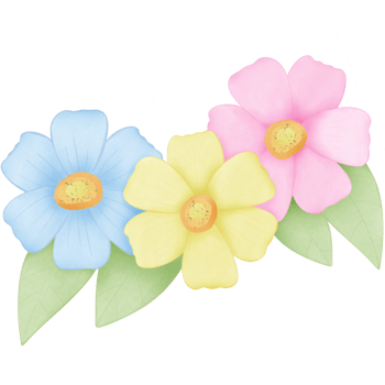 blossom flowers in pastel color png