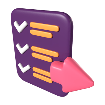 Order Checkout 3D Illustration Icon png
