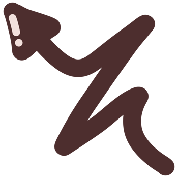 Multi direction black cute arrow. designed for website, reports, worksheets and templates. png