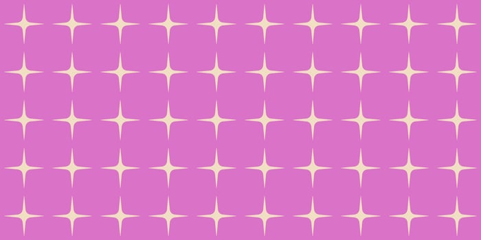 Vintage abstract background in 60s-70s style. Brutal contemporary figure seamless pattern. Funky and groovy simple backdrop in vivid pink and beige colors. Contemporary vector illustration