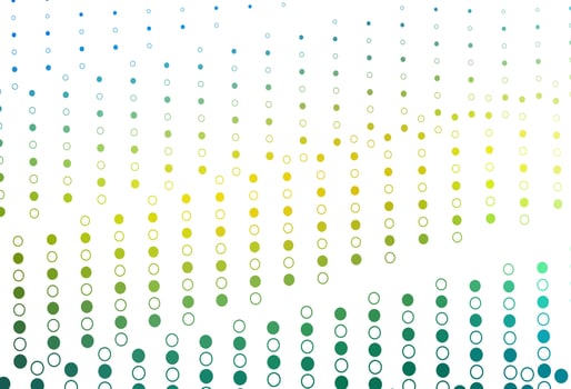 Light Blue, Yellow vector texture with disks.