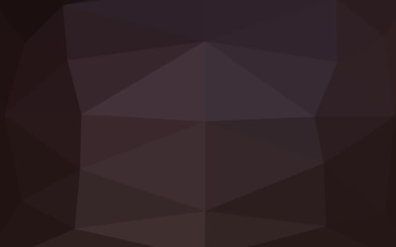 Dark Black vector polygon abstract backdrop.