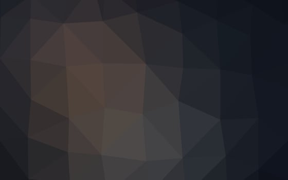 Dark Black vector blurry triangle pattern.