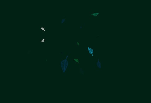 Light Blue, Green vector doodle template.
