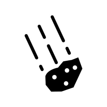 Comet Icon Vector Symbol Design Illustration