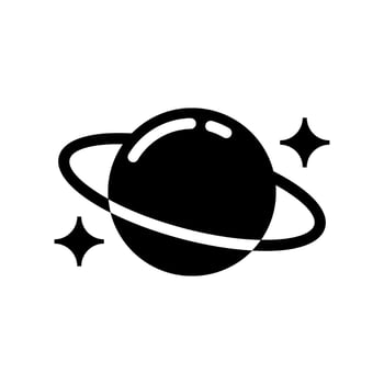 Planet Icon Vector Symbol Design Illustration