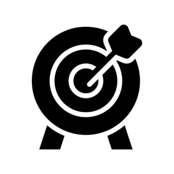 Target Icon Vector Symbol Design Illustration