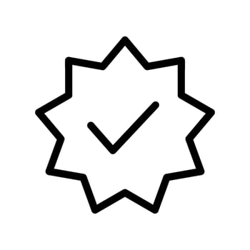 Verified Icon Vector Symbol Design Illustration