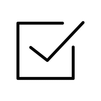 Check Icon Vector Symbol Design Illustration