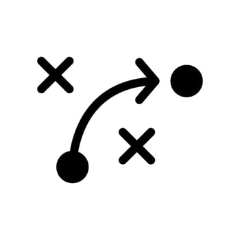 Strategy Icon Vector Symbol Design Illustration