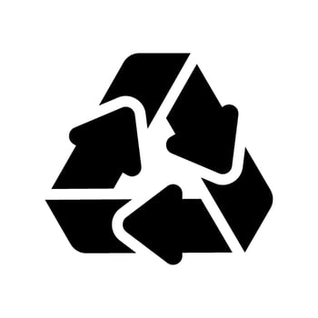Recycle Icon Vector Symbol Design Illustration