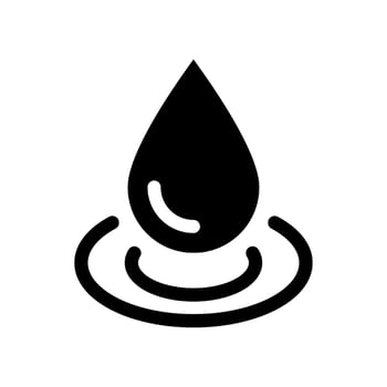 Water Drop Icon Vector Symbol Design Illustration