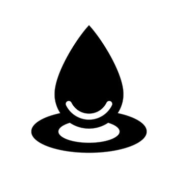 Water Drop Icon Vector Symbol Design Illustration