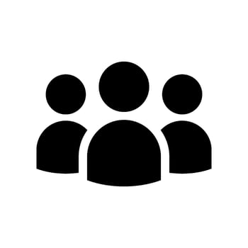Group Icon Vector Symbol Design Illustration