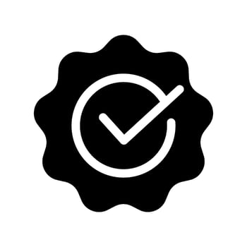 Verified Icon Vector Symbol Design Illustration