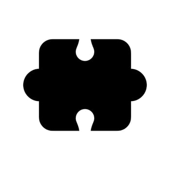 Puzzle Icon Vector Symbol Design Illustration
