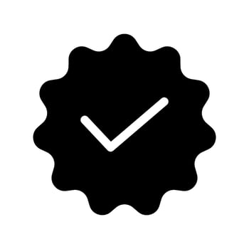 Verified Icon Vector Symbol Design Illustration