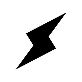 Lightning Icon Vector Symbol Design Illustration