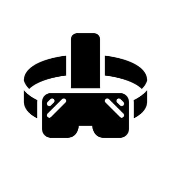 Vr Technology Icon Vector Symbol Design Illustration