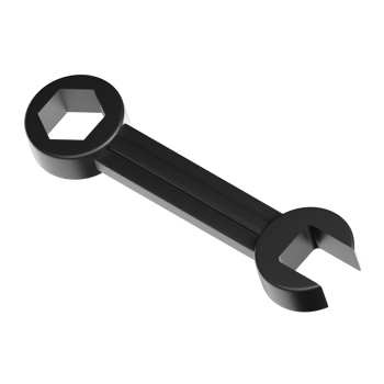 3d spanner wrench illustration. set of 3D labor day icons. png