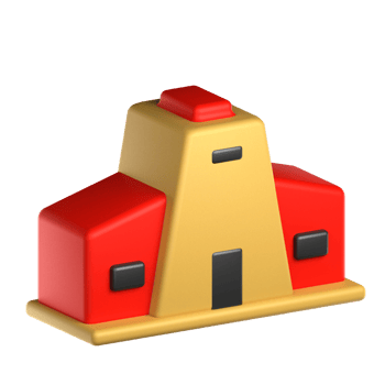 3d factory illustration. set of 3D labor day icons. png
