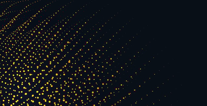 Abstract gradient wave of particles. Big data. Digital background. Futuristic vector illustration.