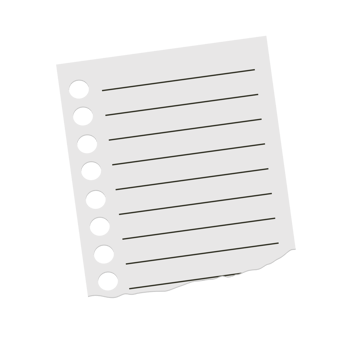 Simple note paper png