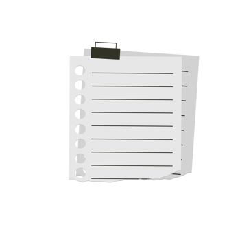 Simple note paper png