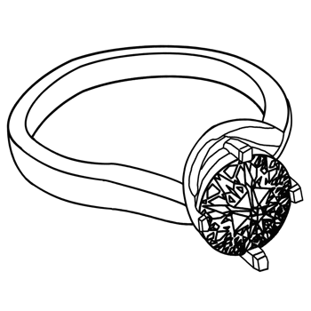 icon sticker illustration diamond ring png