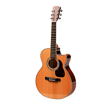 acoustic guitar isolated on transparent background ,guitar clipart , png