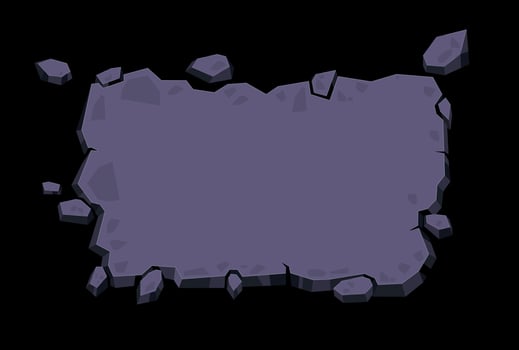 Stone and rock boards design illustration vector