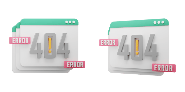 Page not found 404 3d illustration. 404 error web page concept. colorful minimal style. 3d rendering. png