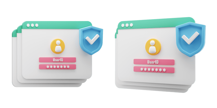 web secure login 3d icon. 3d security icon. security 3d icon. safety icon 3d rendering. png