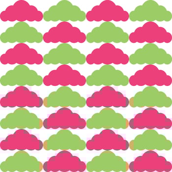 Pink and light green cloud. cloud pattern. cloud pattern background. cloud background. Seamless pattern. for backdrop, decoration, Gift wrapping vector