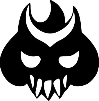 vector illustration of monster cartoon