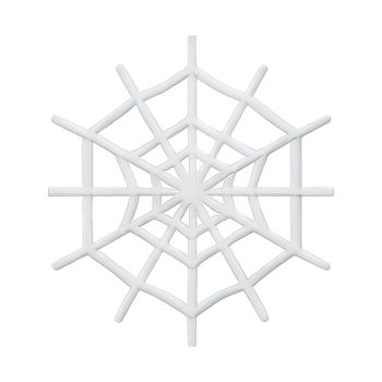3D spider web icon png