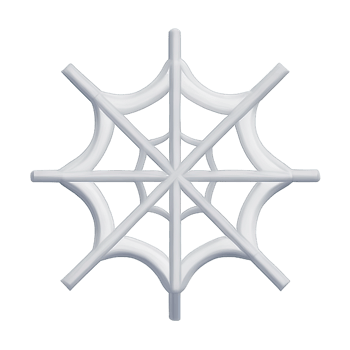 3D spider web icon png