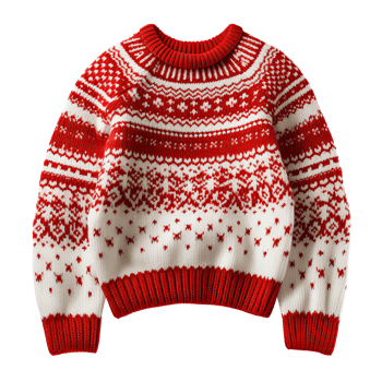 Christmas ugly sweater isolated. Illustration png