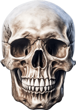 Skull with . png