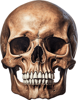 Skull with . png