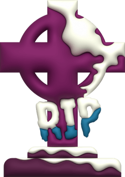 3D illustration. Grave for Halloween. RIP. Ancient grave. Halloween elements for design. png