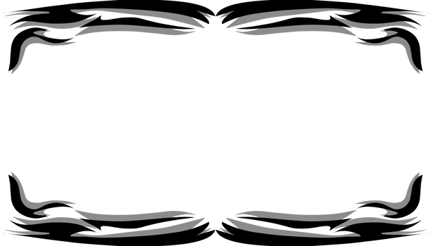 Background design with black and gray abstract frame png