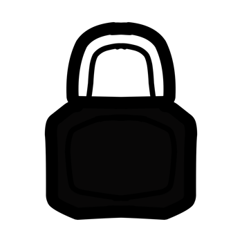 Key lock illustration design png