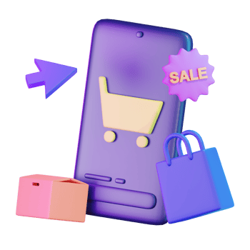 Mobile Sale Cyber Monday 3D Illustration png