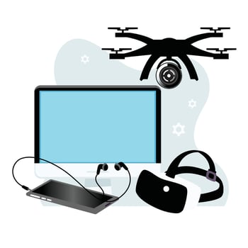 Digital Set Vector