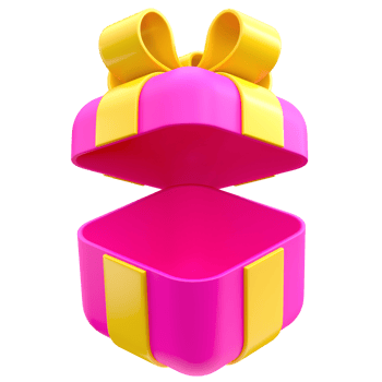 3D Open Gift Box png
