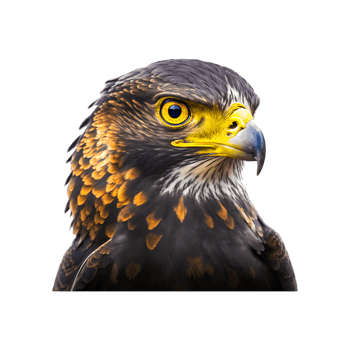 Closeup Falcon - Bird Beak Bird Of Prey Peregrine Falcon Kite png