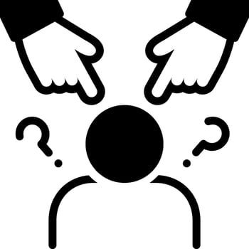 solid icon for racial vector