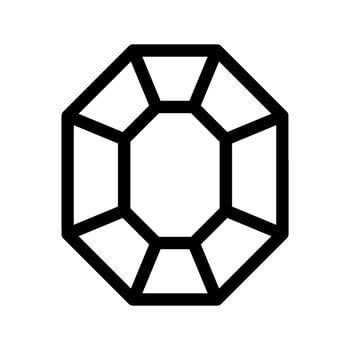 Jewel Icon Vector Symbol Design Illustration